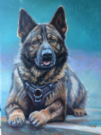 “Chase” VPD retirement painting commission