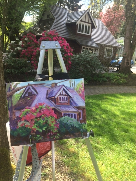 Plein air Sendall Gardens