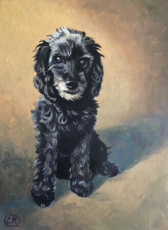 Dog painting commission