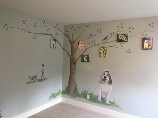 Morgan Creek Dog Mural