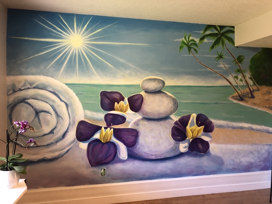 Mural for Blue Ginger Spa