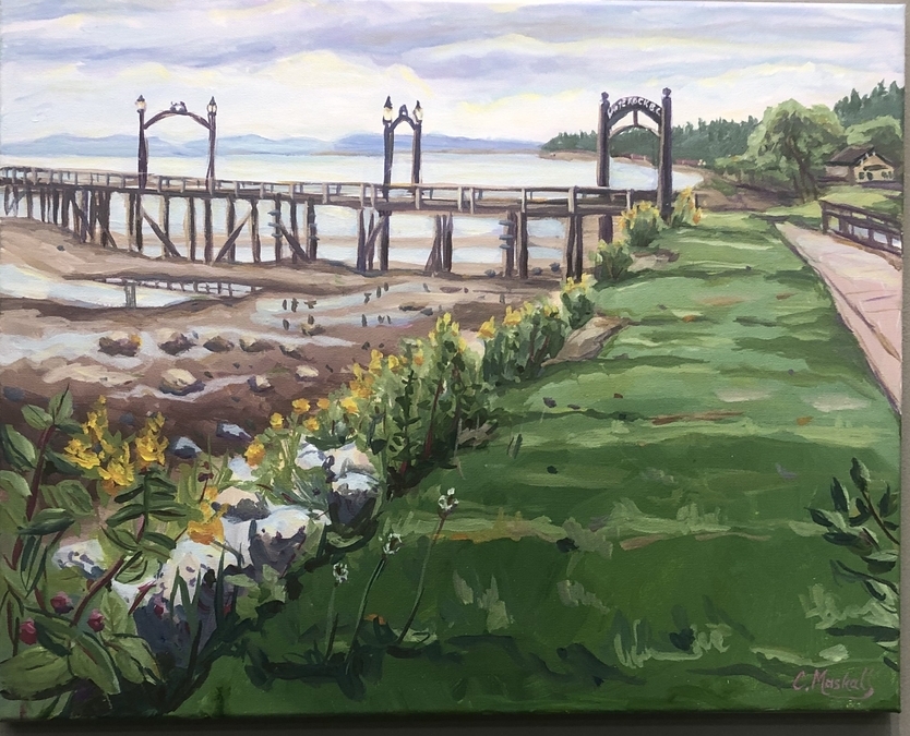 Plein Air at White Rock Beach