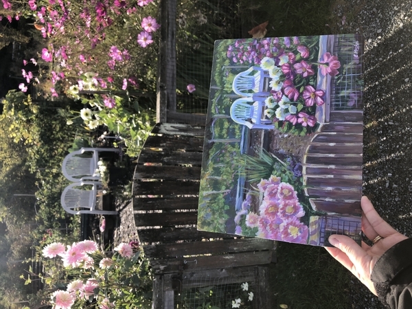 Plein Air Winnie's Garden