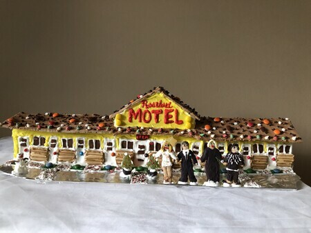 Schitt's Creek Rosebud Motel in Gingerbread