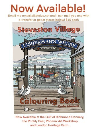 Steveston Colouring Book