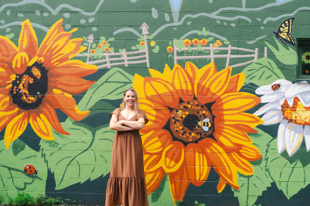 Sunflower Mural