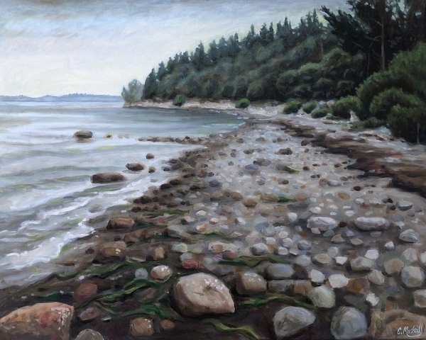 West Beach, a White Rock Early Morning Plein Air